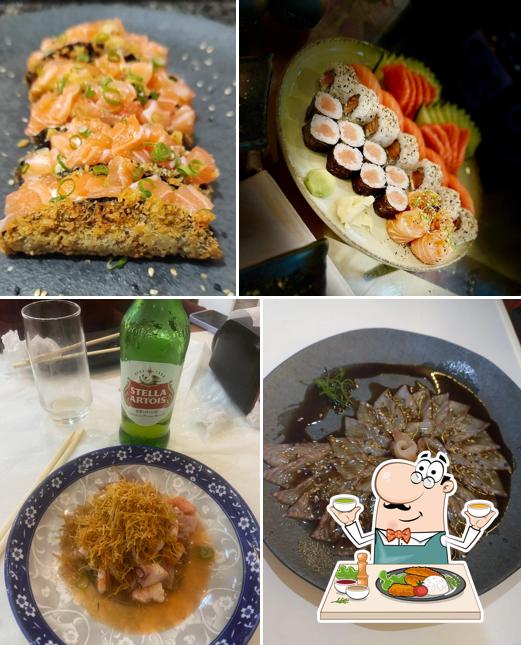Comida em N'ativos Sushi da Ilha