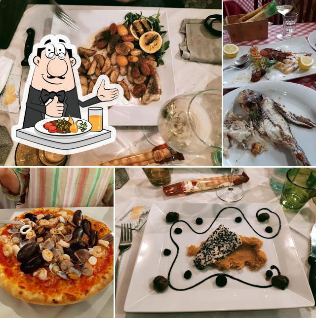 Platti al Ristorante Bar La Rana