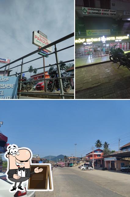 Enjoy the view at the outside area of Hotel Parijatha