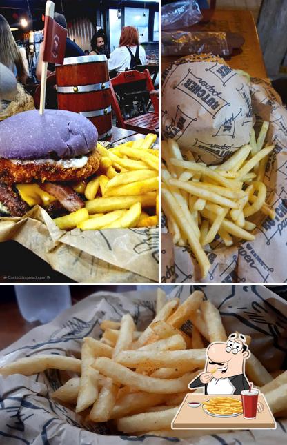 Batata frita em Velho viking Beer