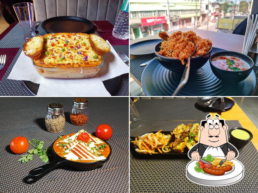 The restaurant's food and drink