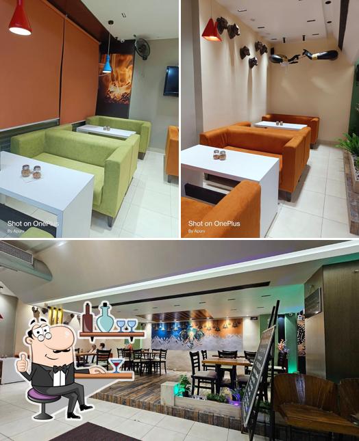 The interior of Kawa Cafe