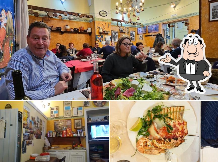 Questa è la foto che presenta la interni e cibo di La Locanda di AntonVito