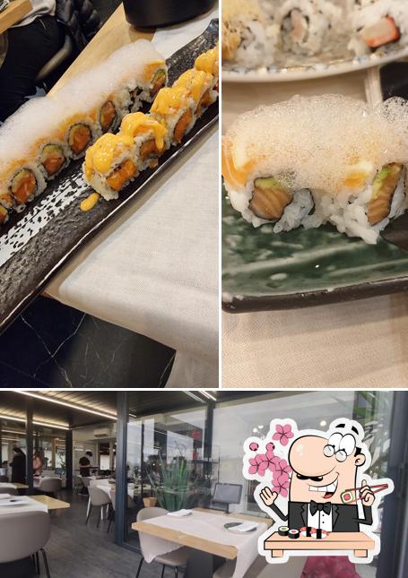 Scegli le varie opzioni di sushi