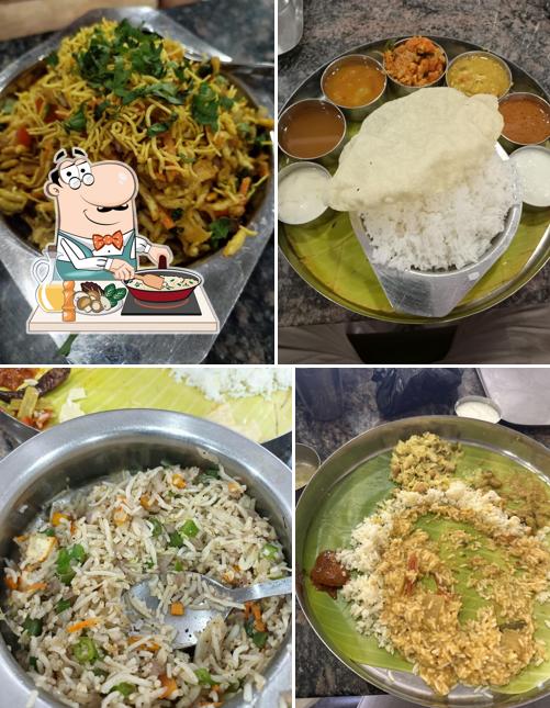 Fried rice at Sathyam Vegetarian Restaurant