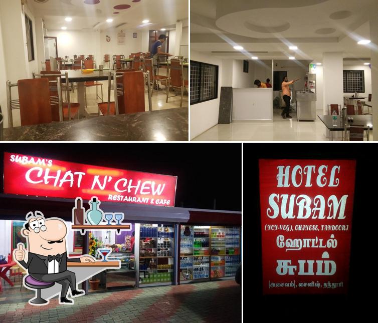 The interior of Subam Restaurant