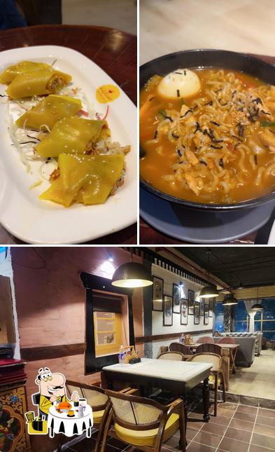 The picture of Kalsang Cafe and Restaurant (Mohali)’s food and interior