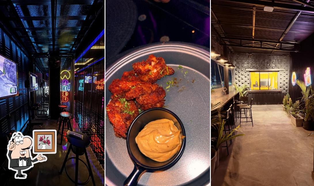 Take a seat at one of the tables at Portal A Cyberspace