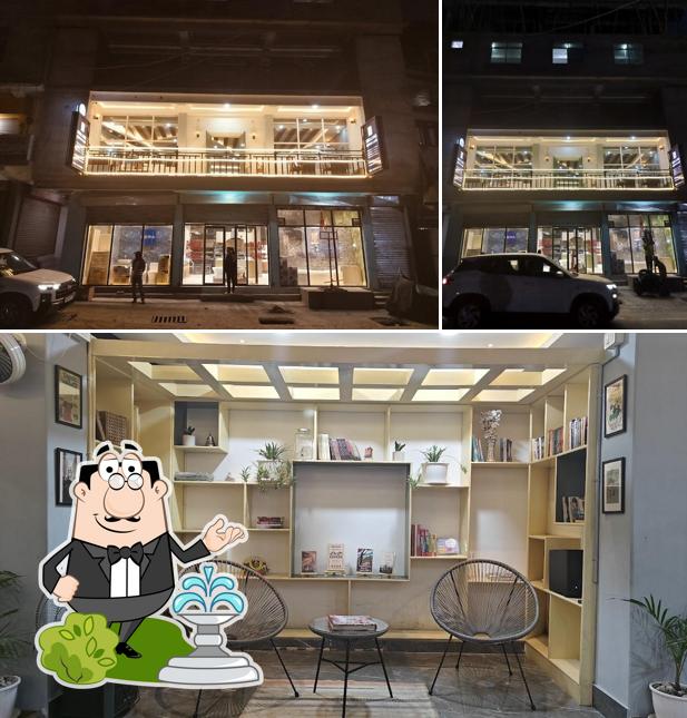 Shilling Restro Cafe, Sirwani is distinguished by exterior and interior