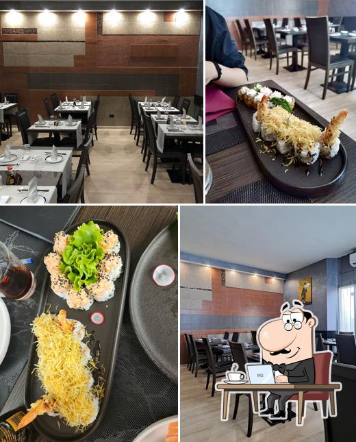 Dai un'occhiata agli interni di Sushi Yi