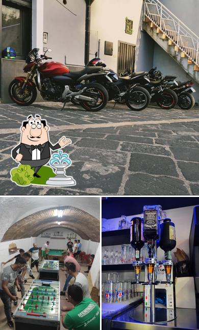 La esterno e bevanda del ristorante