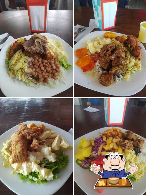 Costeletas de porco em Restaurante Souza