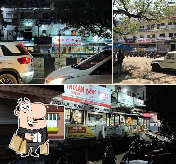 The exterior of Indian Coffee House