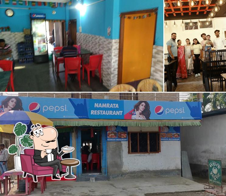 The interior of Namrata Restaurant