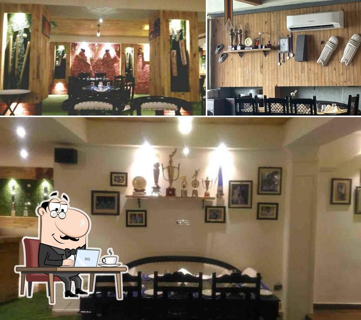 The interior of Kapil Dev's Elevens