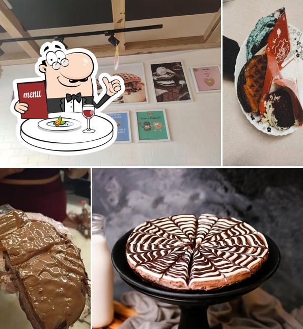 Chocolate mousse at The Belgian Waffle Co