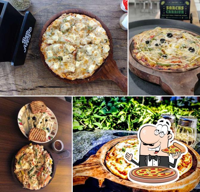 Pick pizza at Brown Sugar