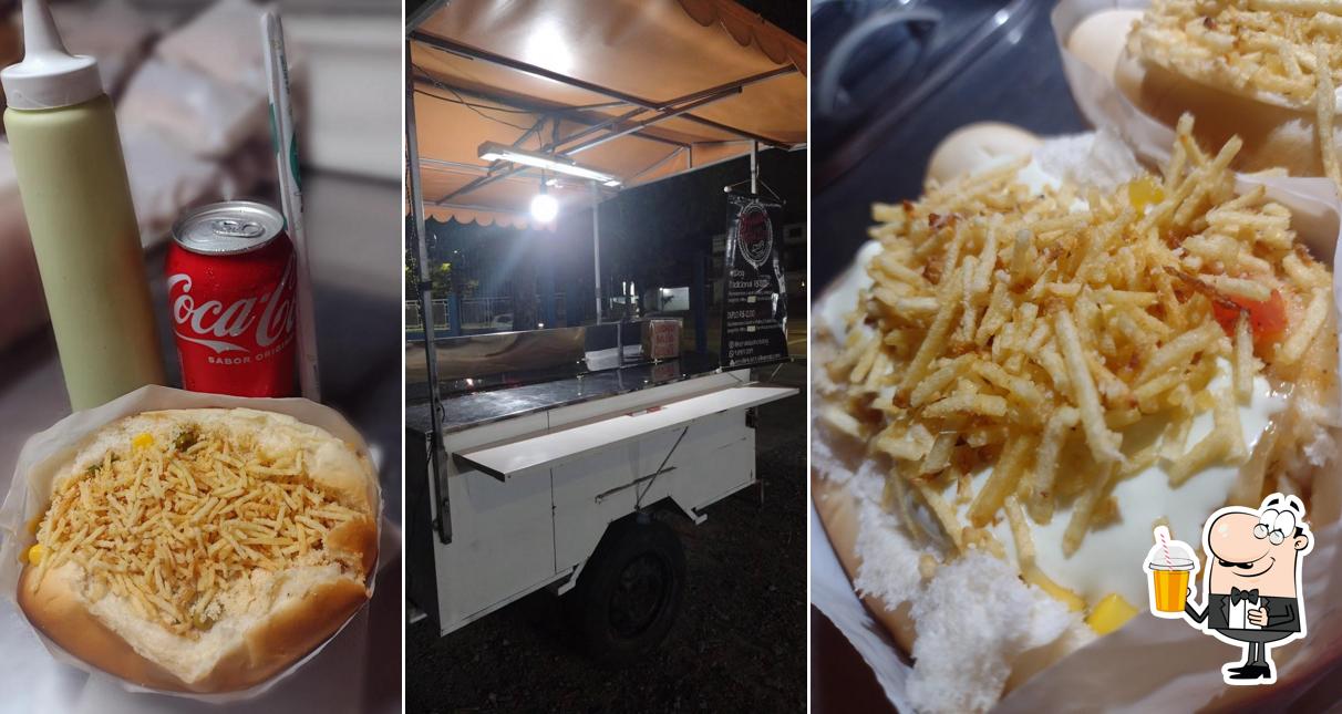 Desfrute de um drinque no Heraldu's hot dog