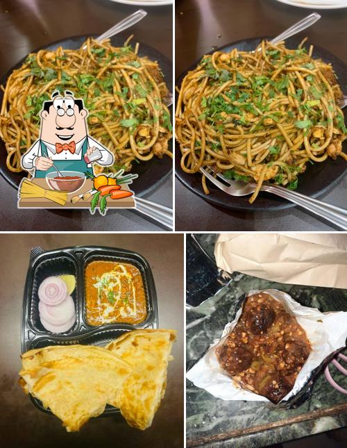Spaghetti bolognese at Roll Xpress