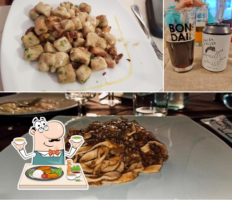 La cibo e birra del ristorante