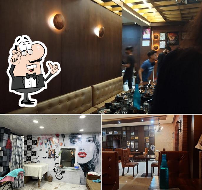 The interior of New Rajkumar Restaurant(Madhav Nagar)