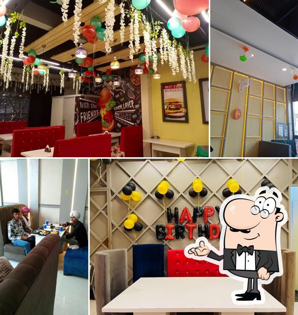 The interior of Crazy grill