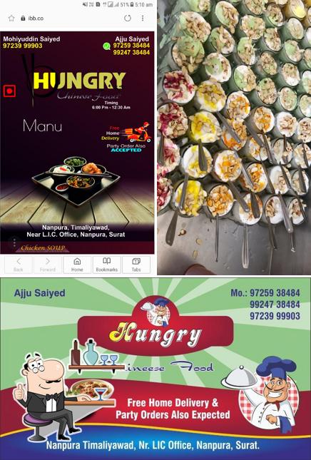 The interior of Hungry Chineese Food