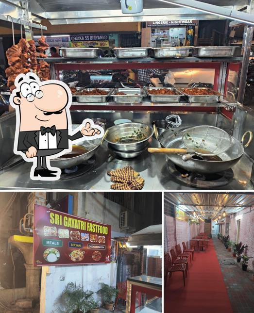 New Sri Gayatri Curry Point is distinguished by interior and food