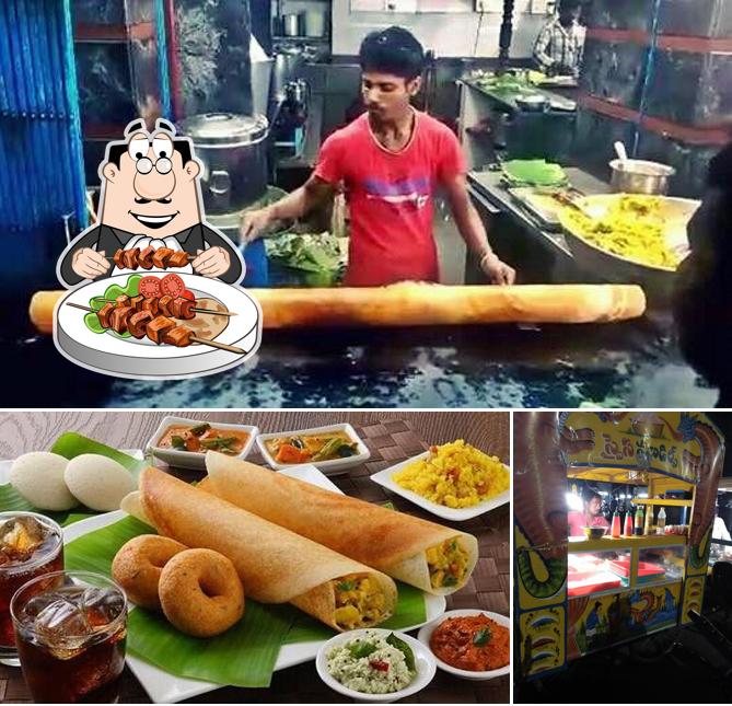 The picture of food and interior at Tiffin Center Mukkonapu park