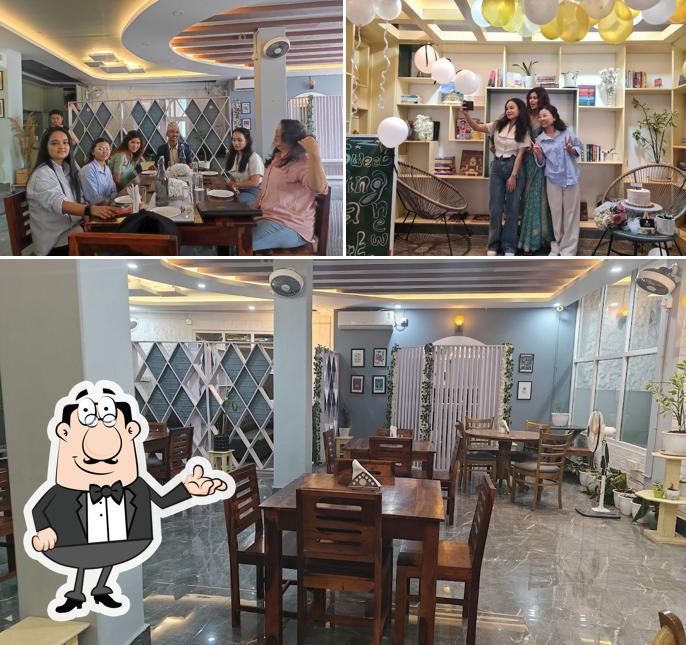 Take a seat at one of the tables at Shilling Restro Cafe, Sirwani