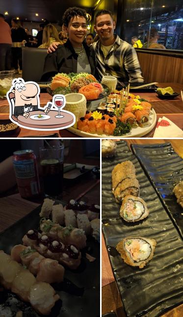 Comida em Sushi da Praça - Culinária Japonesa Parque Olímpico