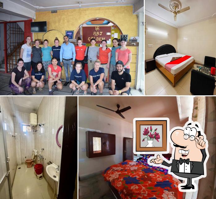 The interior of Hotel Raj Golden & Restaurant Palampur