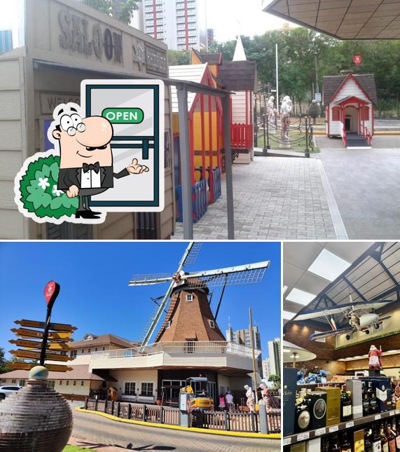 O exterior do Padaria do Moinho