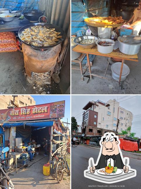 Take a look at the photo depicting food and exterior at Borasingh Samosa