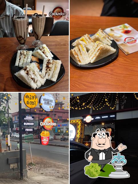 The picture of exterior and food at COCKADOO