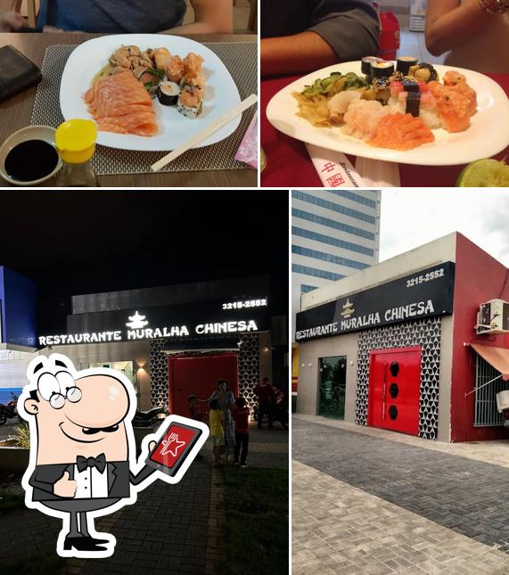 O exterior do Restaurante Muralha Chinesa