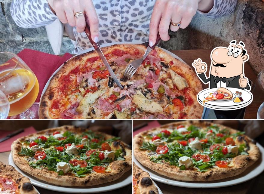 Prenditi una pizza a La Fontaine Restaurant & Bar Montreux