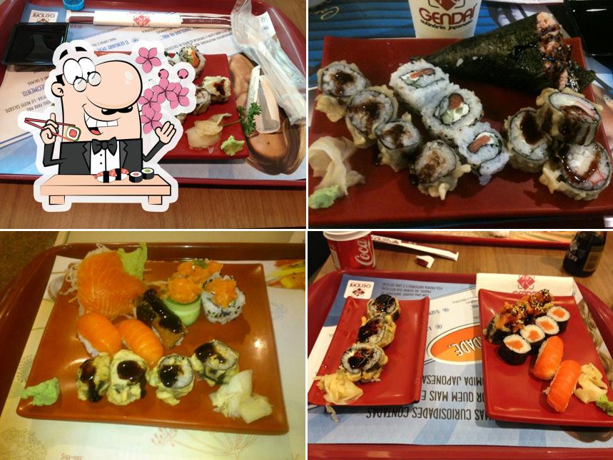 Sushi é um famoso item de comida originário do Japão