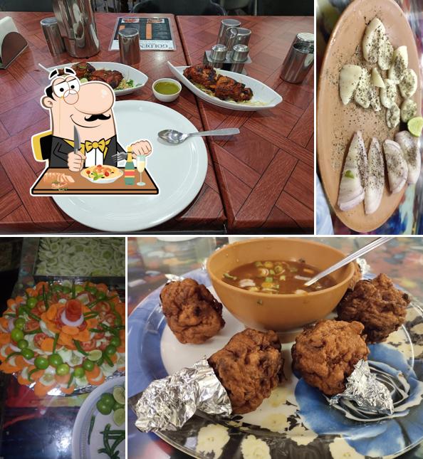 Food at Golden Rock Restaurant