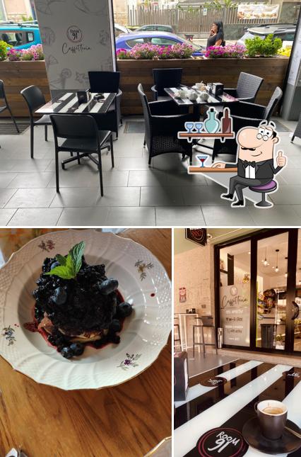 La foto della interni e cibo di Caffetteria room 91
