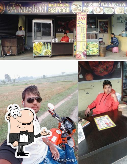 Check out how Khushdil veg and non veg fast food looks inside