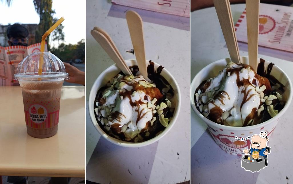 Meals at Smiling Scoops.Ice-cream Dessert Hub