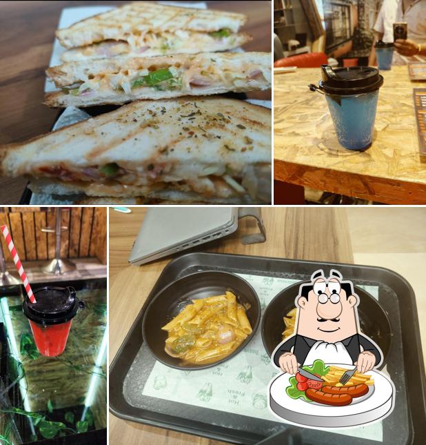 Meals at What A Sandwich - Best Cafe in Mathura Sandwich Salad Burger Vada Pav Coffee