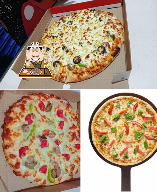 Try out pizza at Pizza 4 U