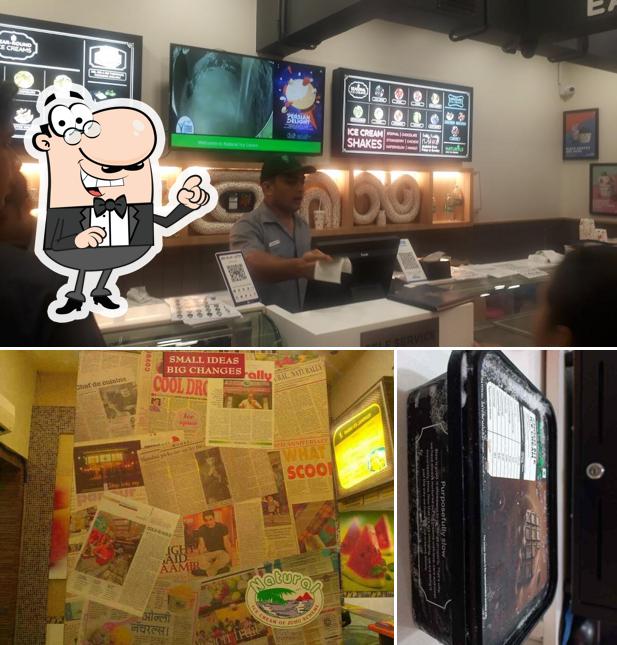 Check out how Naturals Ice Cream looks inside