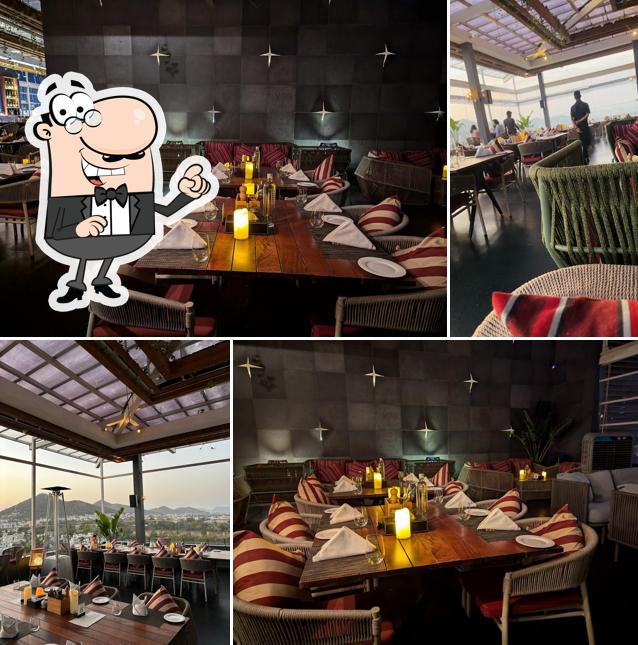 The interior of TARO Skybar and Lounge