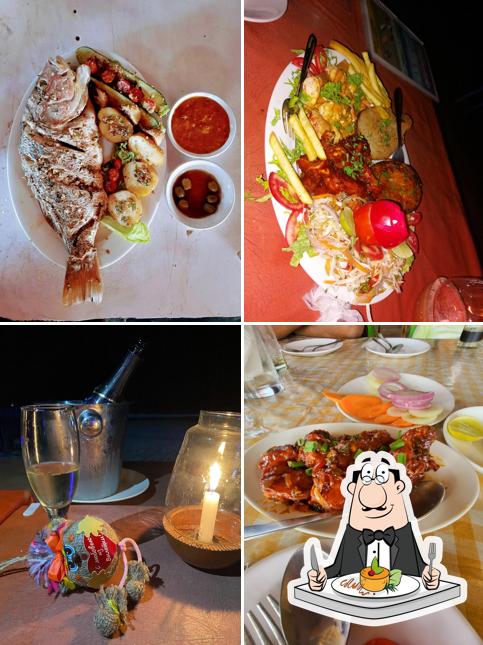 Food at Valonias Sea View Beach Shack
