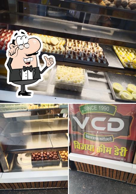 Check out how Vijaya dairy &sweets looks inside