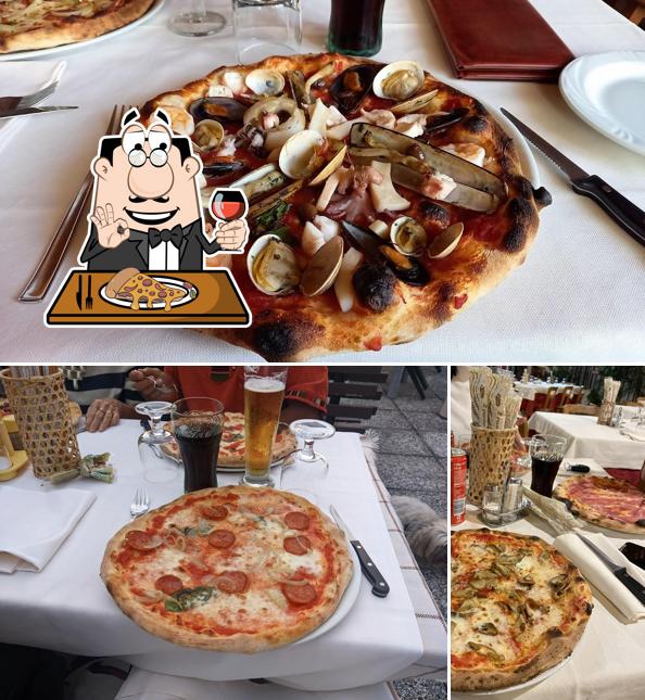 A Ristorante La Baita, puoi provare una bella pizza