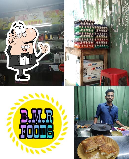 The interior of BMR FOODS EGG ADDA